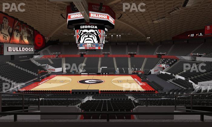 Stegeman Coliseum - Section Tt Seat View
