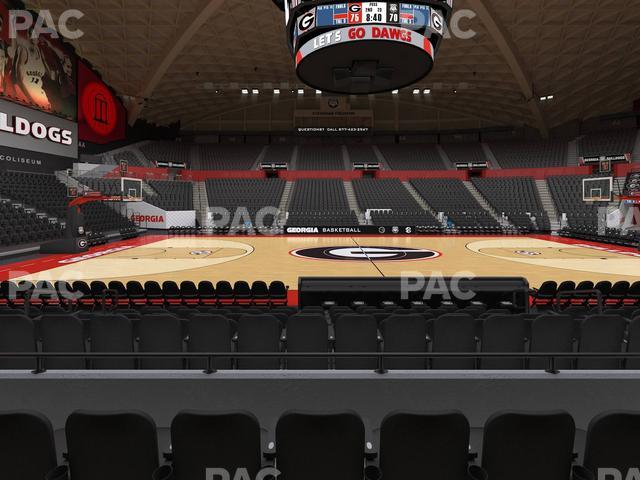 Stegeman Coliseum - Section U Seat View