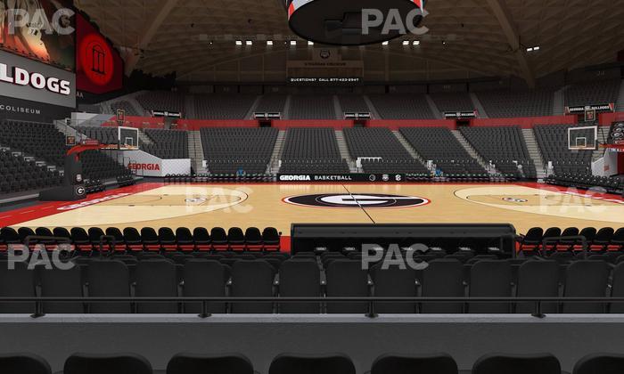 Stegeman Coliseum - Section U Seat View