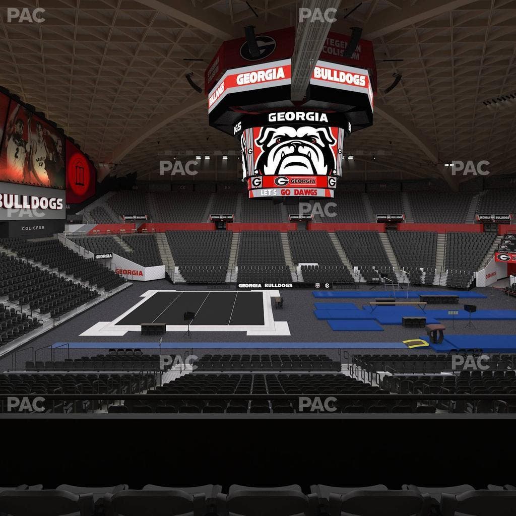Stegeman Coliseum - Section Uu Seat View