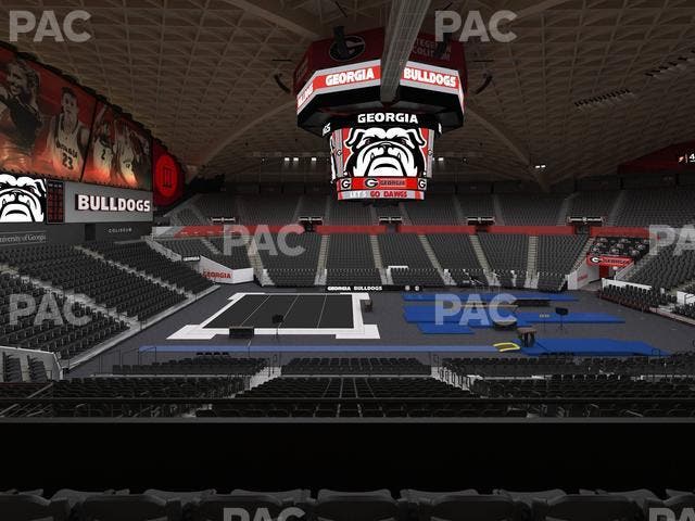 Stegeman Coliseum - Section Uu Seat View