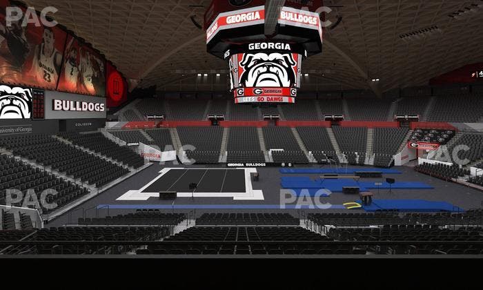 Stegeman Coliseum - Section Uu Seat View