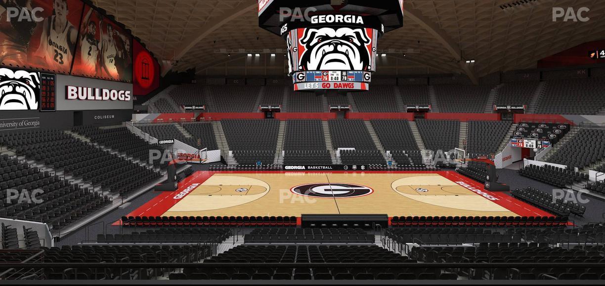 Stegeman Coliseum - Section Uu Seat View