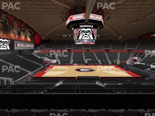 Stegeman Coliseum - Section Uu Seat View