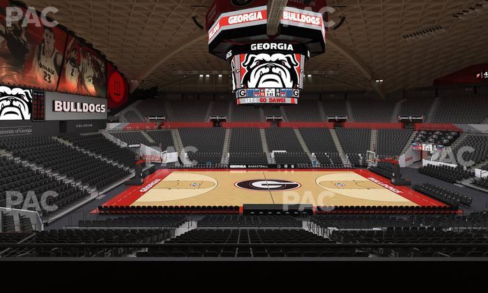 Stegeman Coliseum - Section Uu Seat View