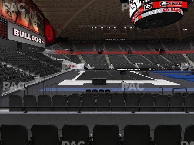 Stegeman Coliseum - Section V Seat View