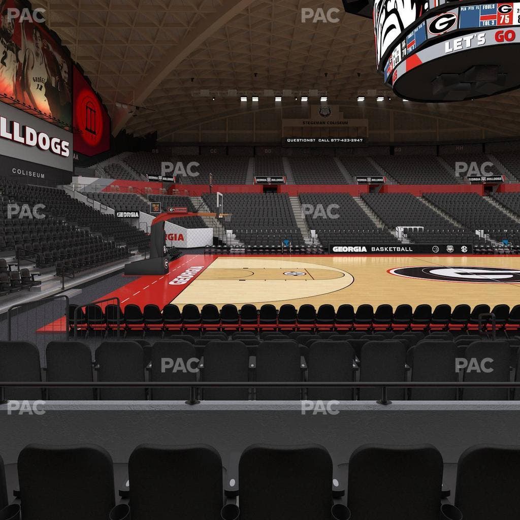 Stegeman Coliseum - Section V Seat View