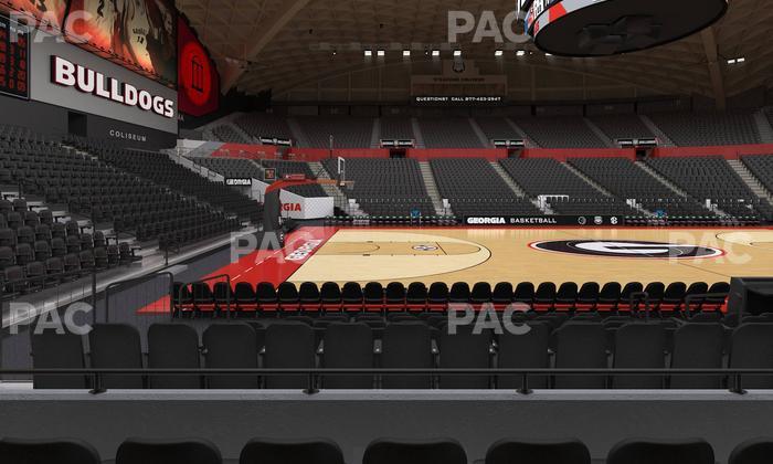 Stegeman Coliseum - Section V Seat View