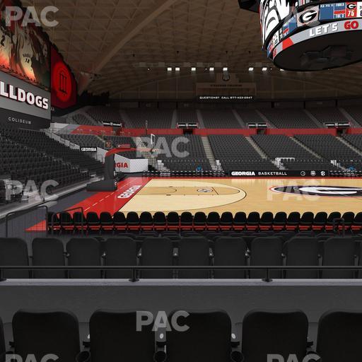 Stegeman Coliseum - Section V Seat View