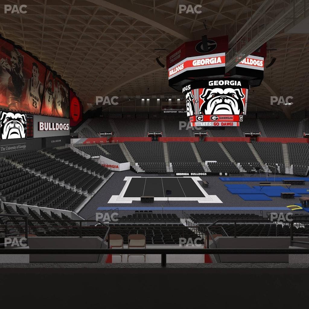 Stegeman Coliseum - Section Vv Seat View