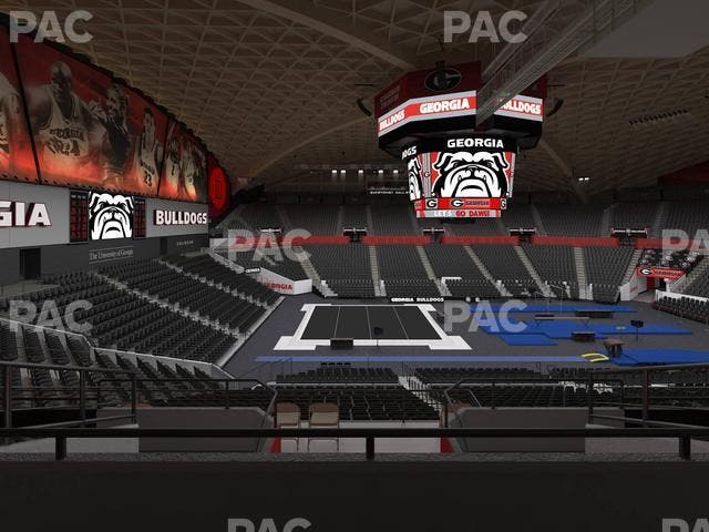 Stegeman Coliseum - Section Vv Seat View