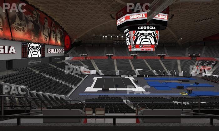 Stegeman Coliseum - Section Vv Seat View