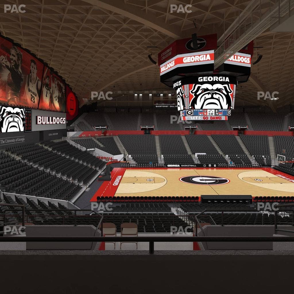 Stegeman Coliseum - Section Vv Seat View