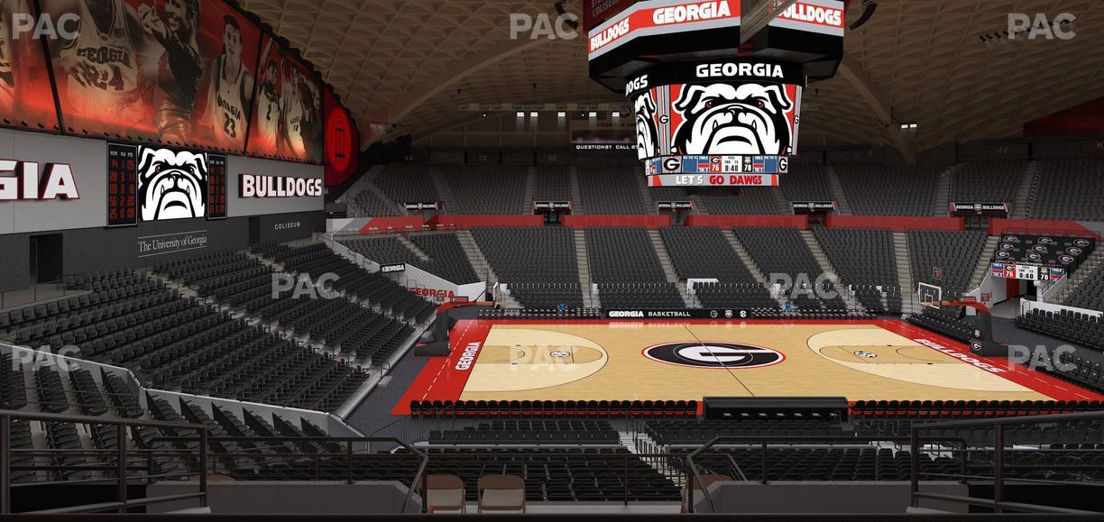 Stegeman Coliseum - Section Vv Seat View
