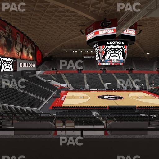 Stegeman Coliseum - Section Vv Seat View
