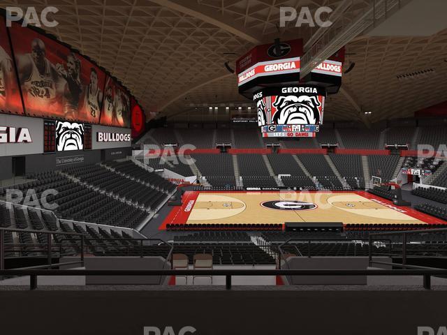 Stegeman Coliseum - Section Vv Seat View