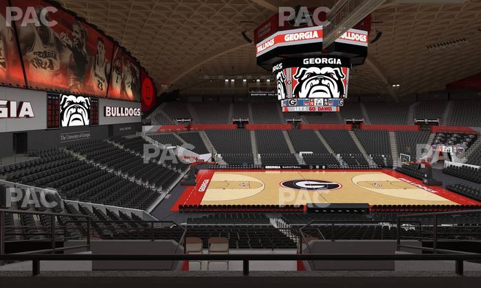 Stegeman Coliseum - Section Vv Seat View