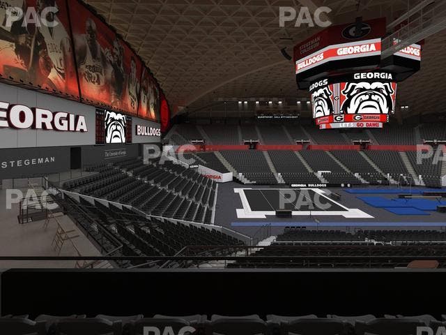 Stegeman Coliseum - Section Ww Seat View