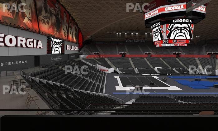 Stegeman Coliseum - Section Ww Seat View