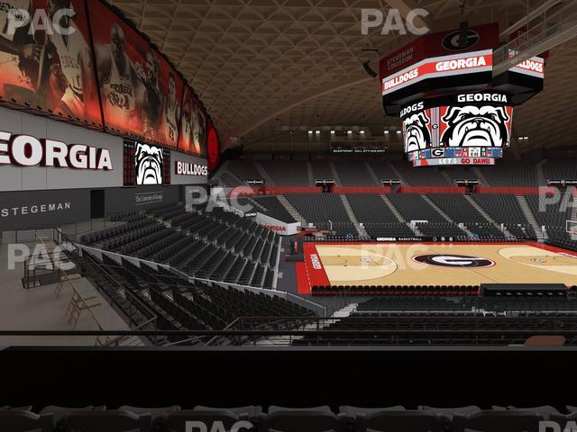 Stegeman Coliseum - Section Ww Seat View