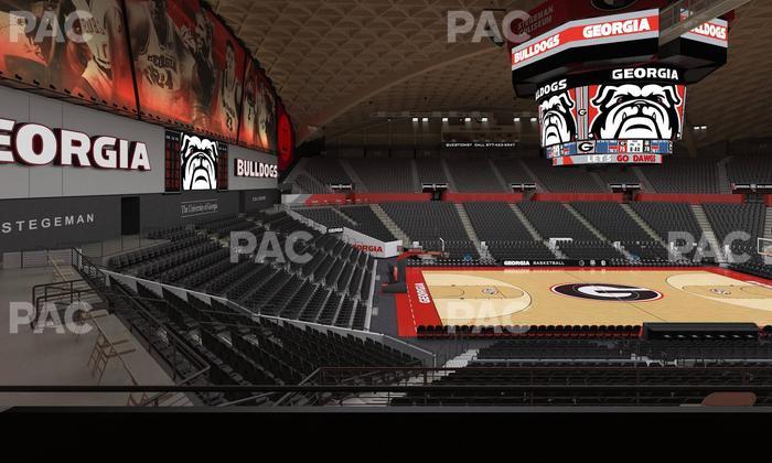 Stegeman Coliseum - Section Ww Seat View