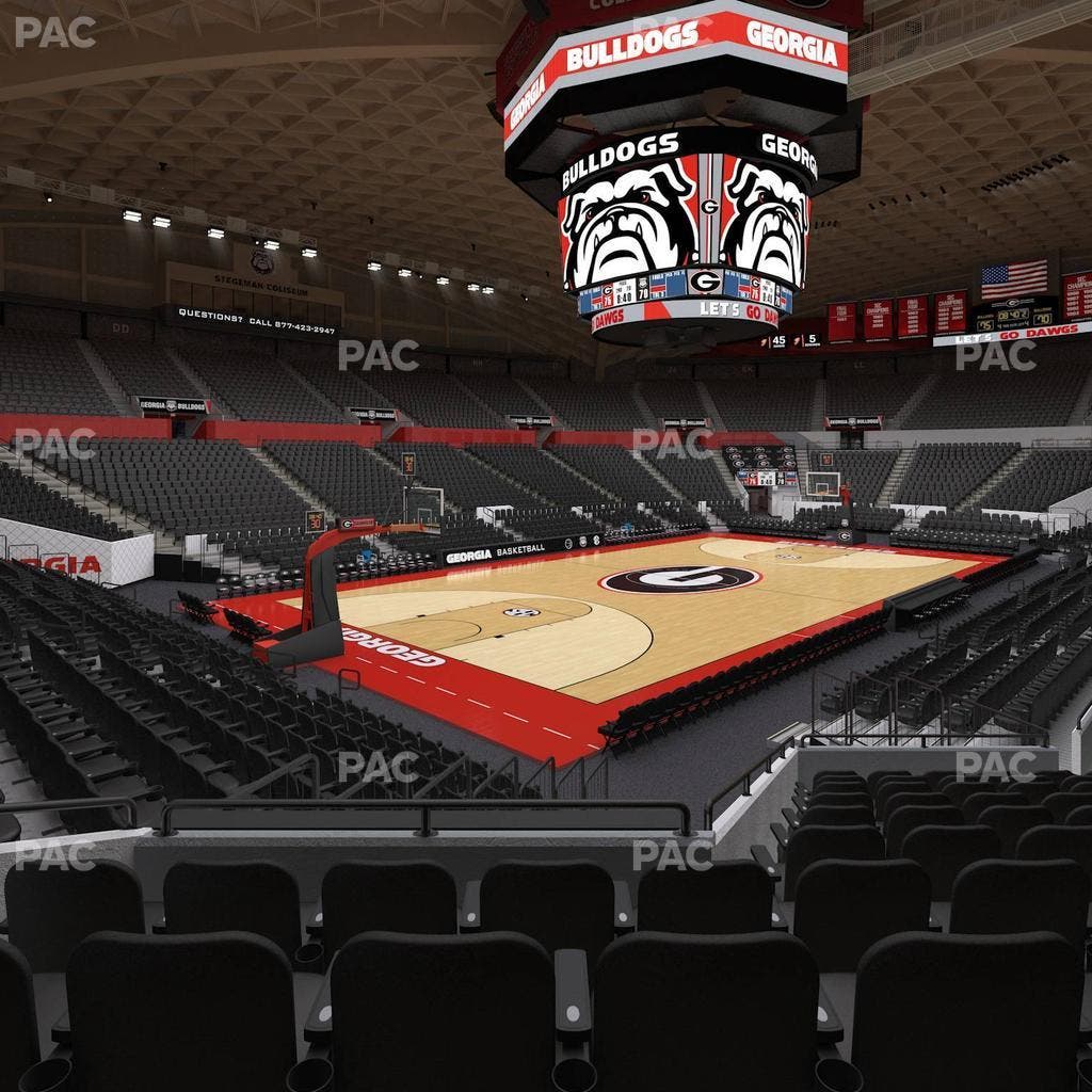 Stegeman Coliseum - Section X Seat View