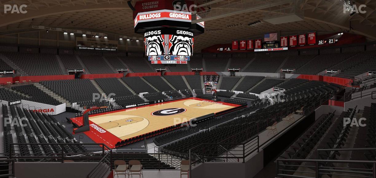 Stegeman Coliseum - Section Xx Seat View
