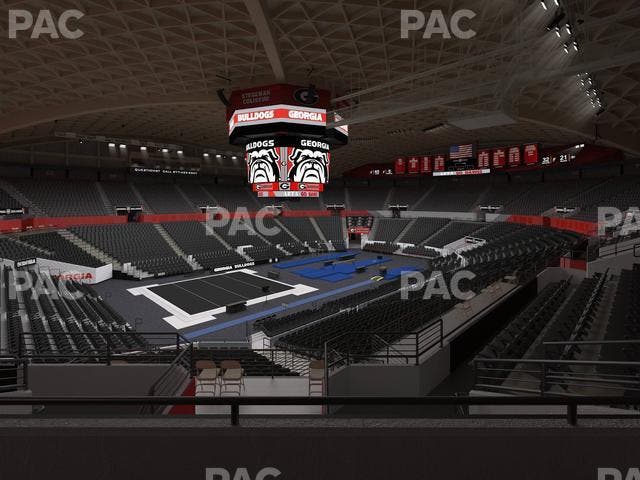 Stegeman Coliseum - Section Xx Seat View