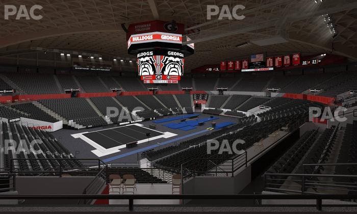 Stegeman Coliseum - Section Xx Seat View