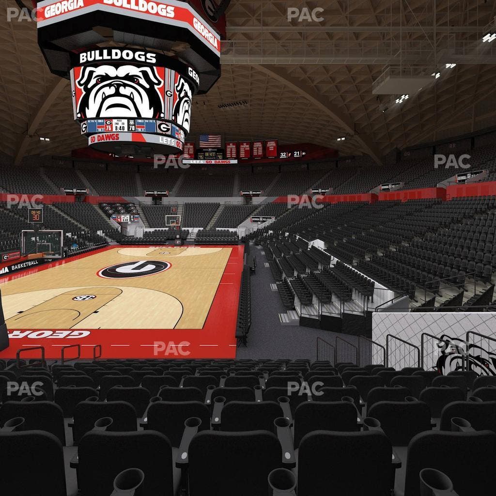 Stegeman Coliseum - Section Y Seat View