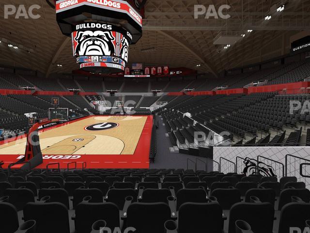 Stegeman Coliseum - Section Y Seat View