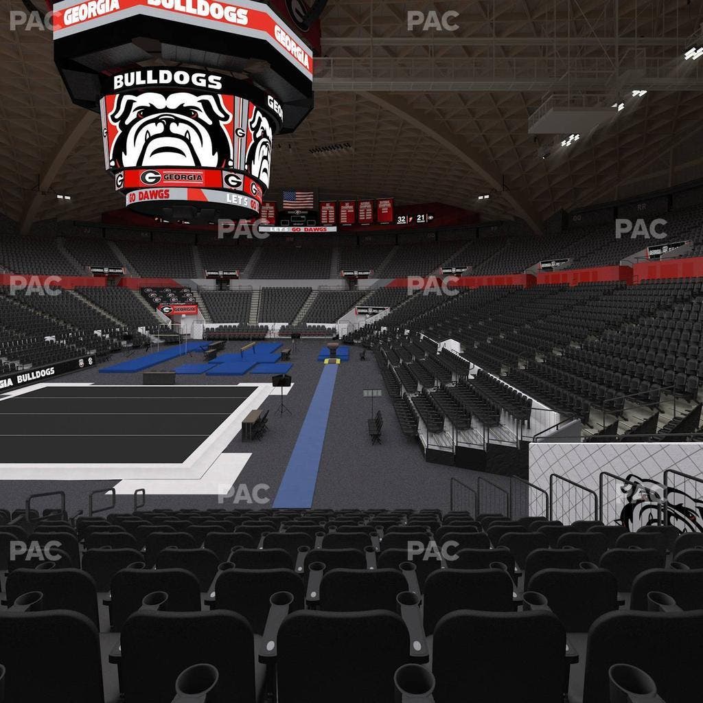 Stegeman Coliseum - Section Y Seat View
