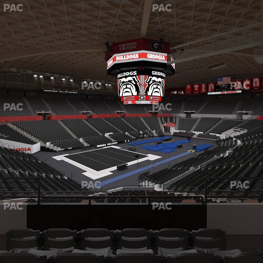 Stegeman Coliseum - Section Yy Seat View