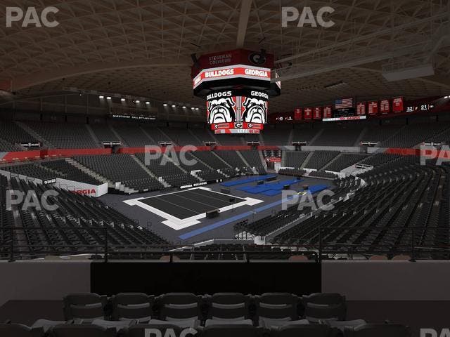 Stegeman Coliseum - Section Yy Seat View