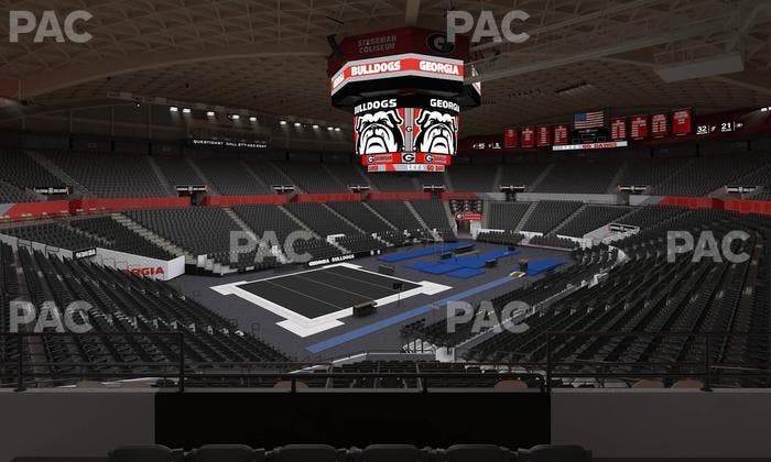 Stegeman Coliseum - Section Yy Seat View