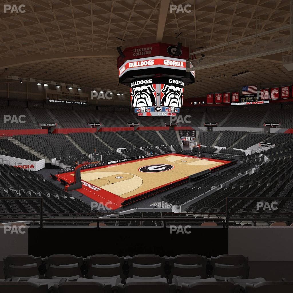 Stegeman Coliseum - Section Yy Seat View
