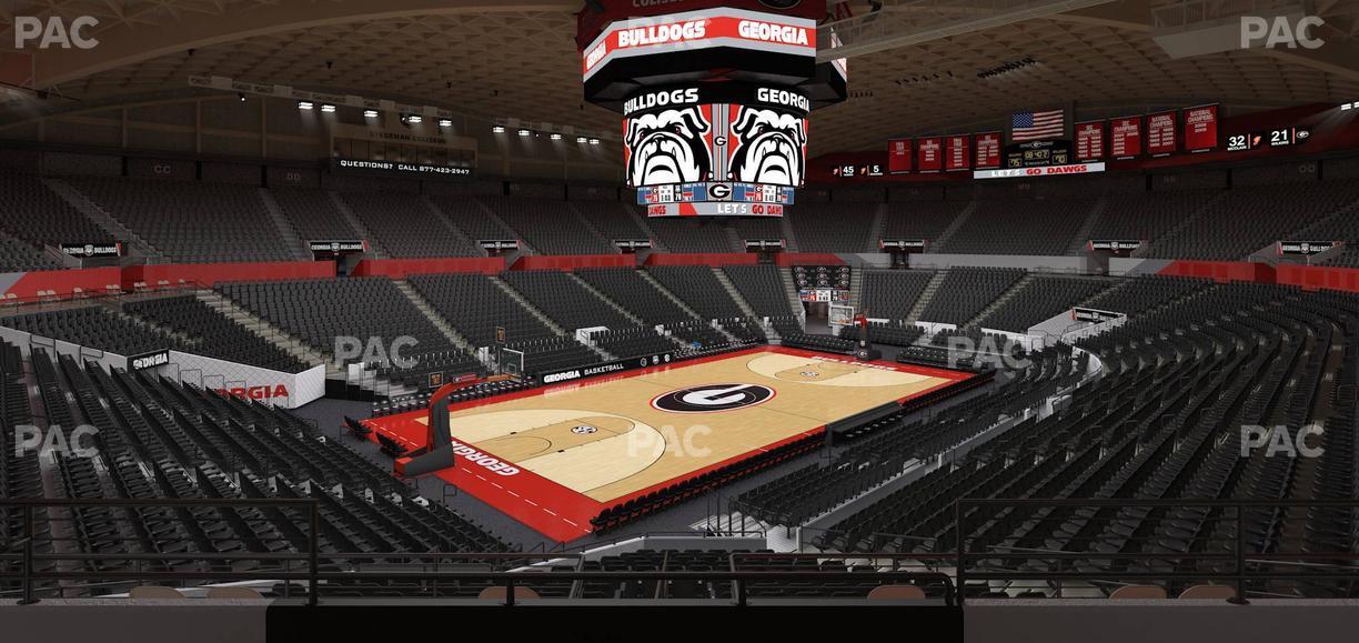 Stegeman Coliseum - Section Yy Seat View