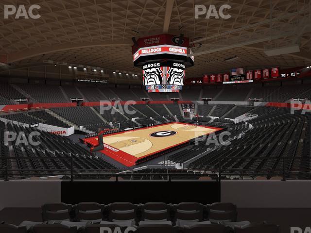 Stegeman Coliseum - Section Yy Seat View