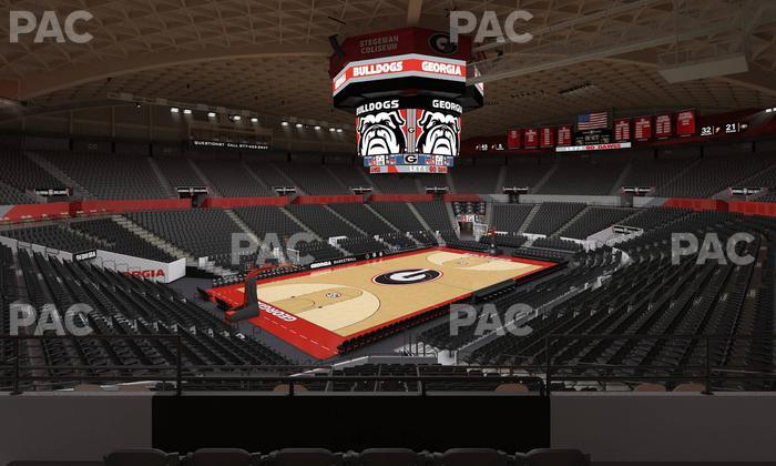 Stegeman Coliseum - Section Yy Seat View