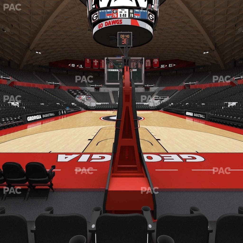 Stegeman Coliseum - Section Z Seat View