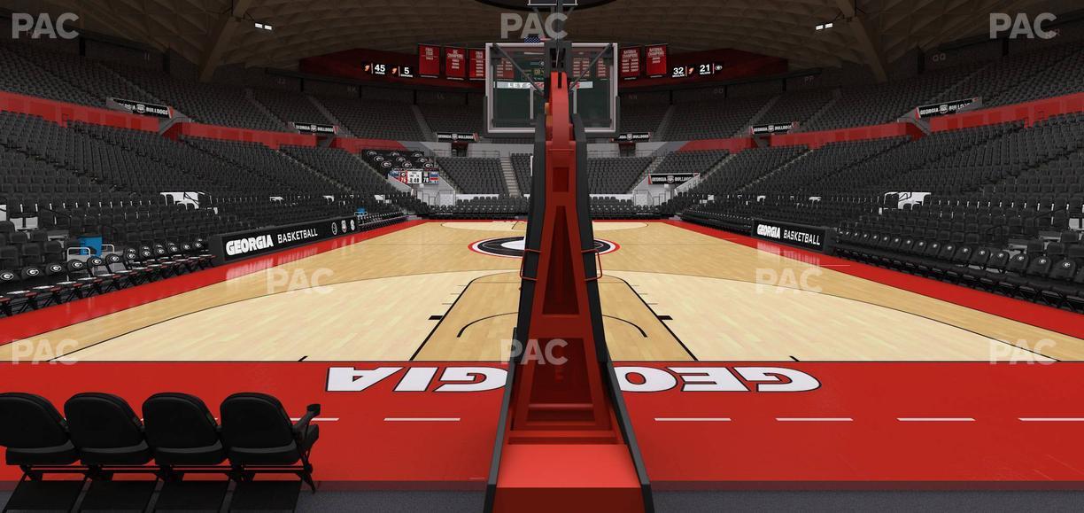 Stegeman Coliseum - Section Z Seat View