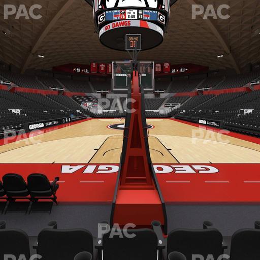 Stegeman Coliseum - Section Z Seat View