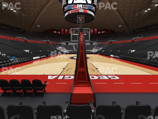 Stegeman Coliseum - Section Z Seat View