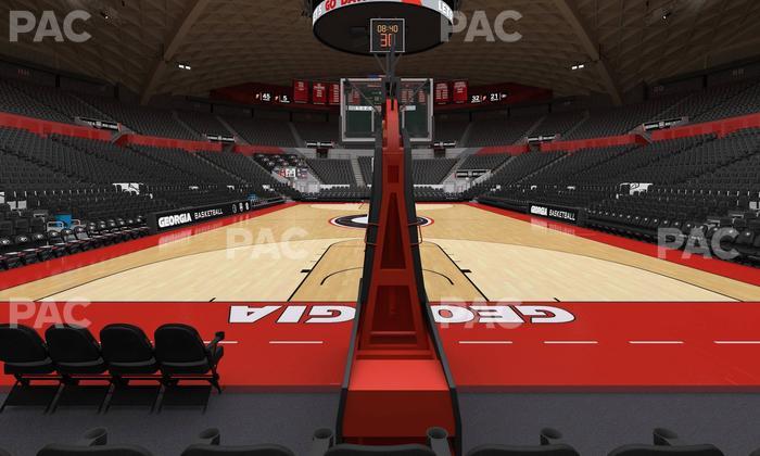 Stegeman Coliseum - Section Z Seat View