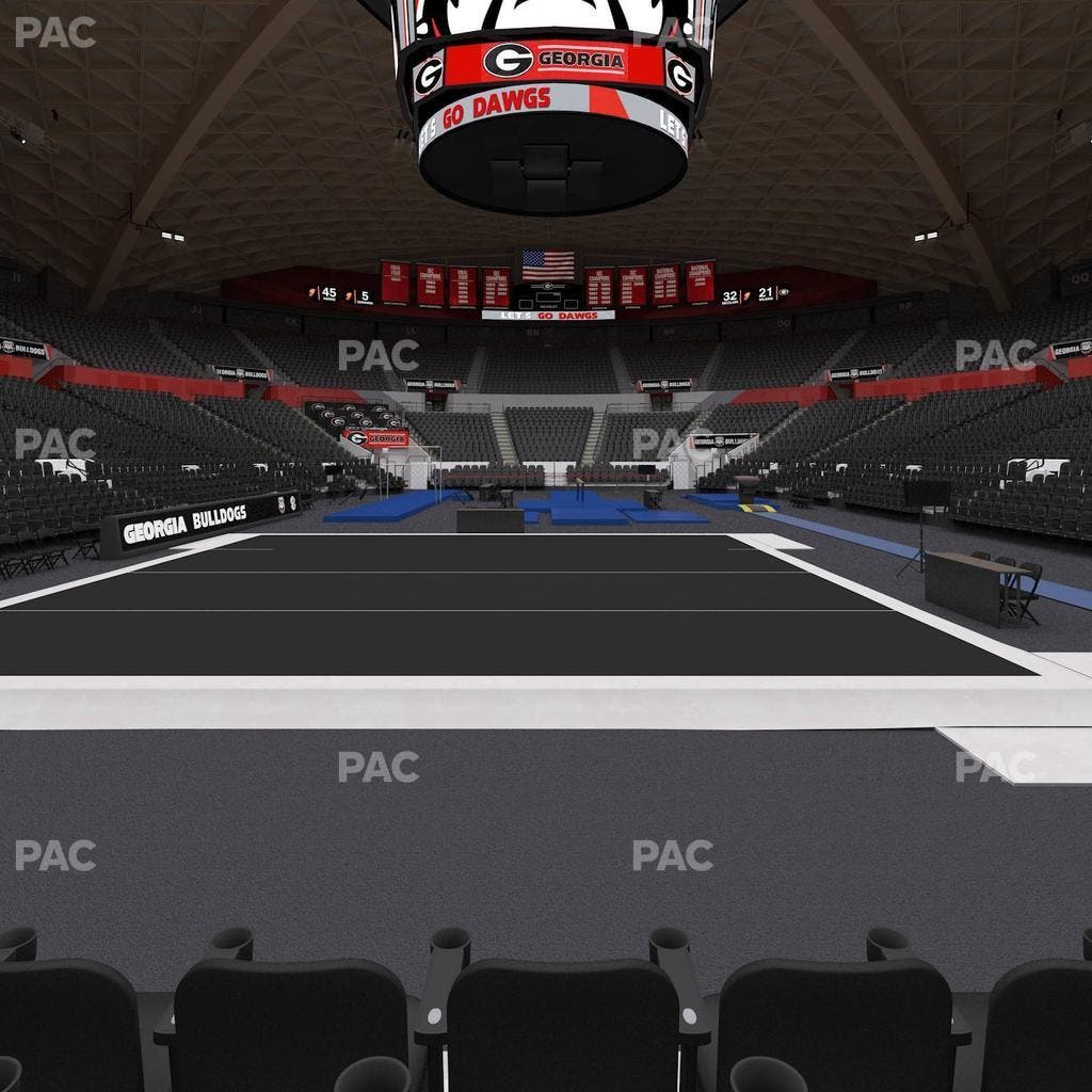 Stegeman Coliseum - Section Z Seat View