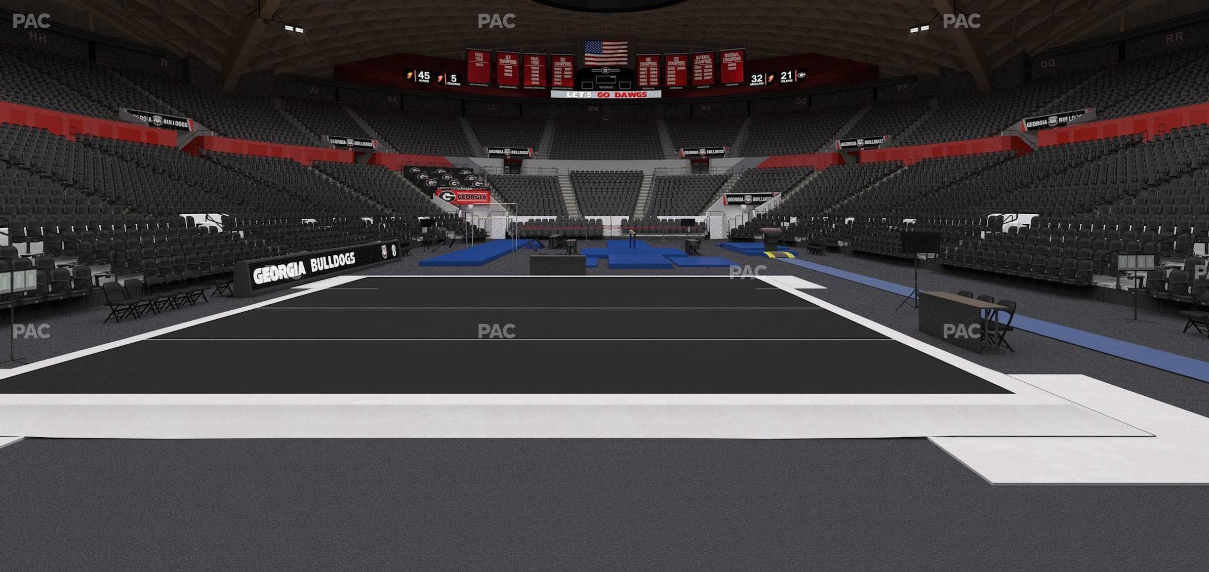 Stegeman Coliseum - Section Z Seat View
