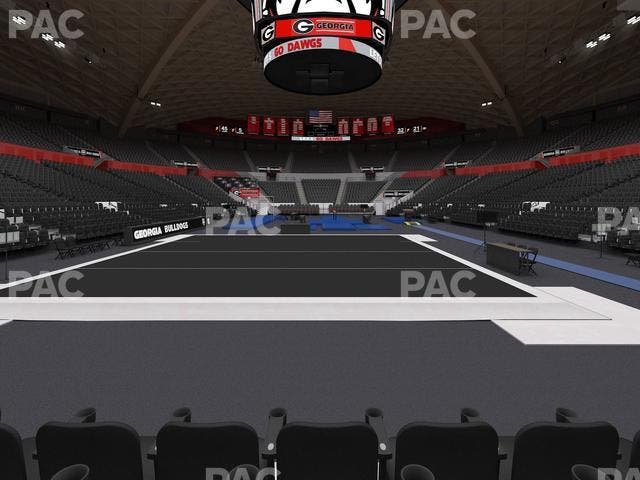 Stegeman Coliseum - Section Z Seat View