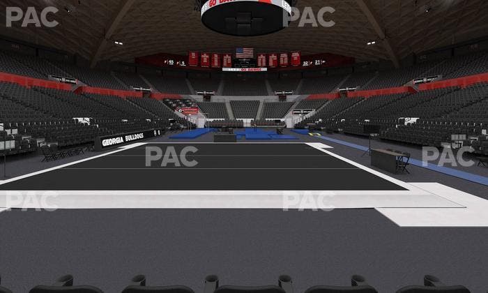 Stegeman Coliseum - Section Z Seat View