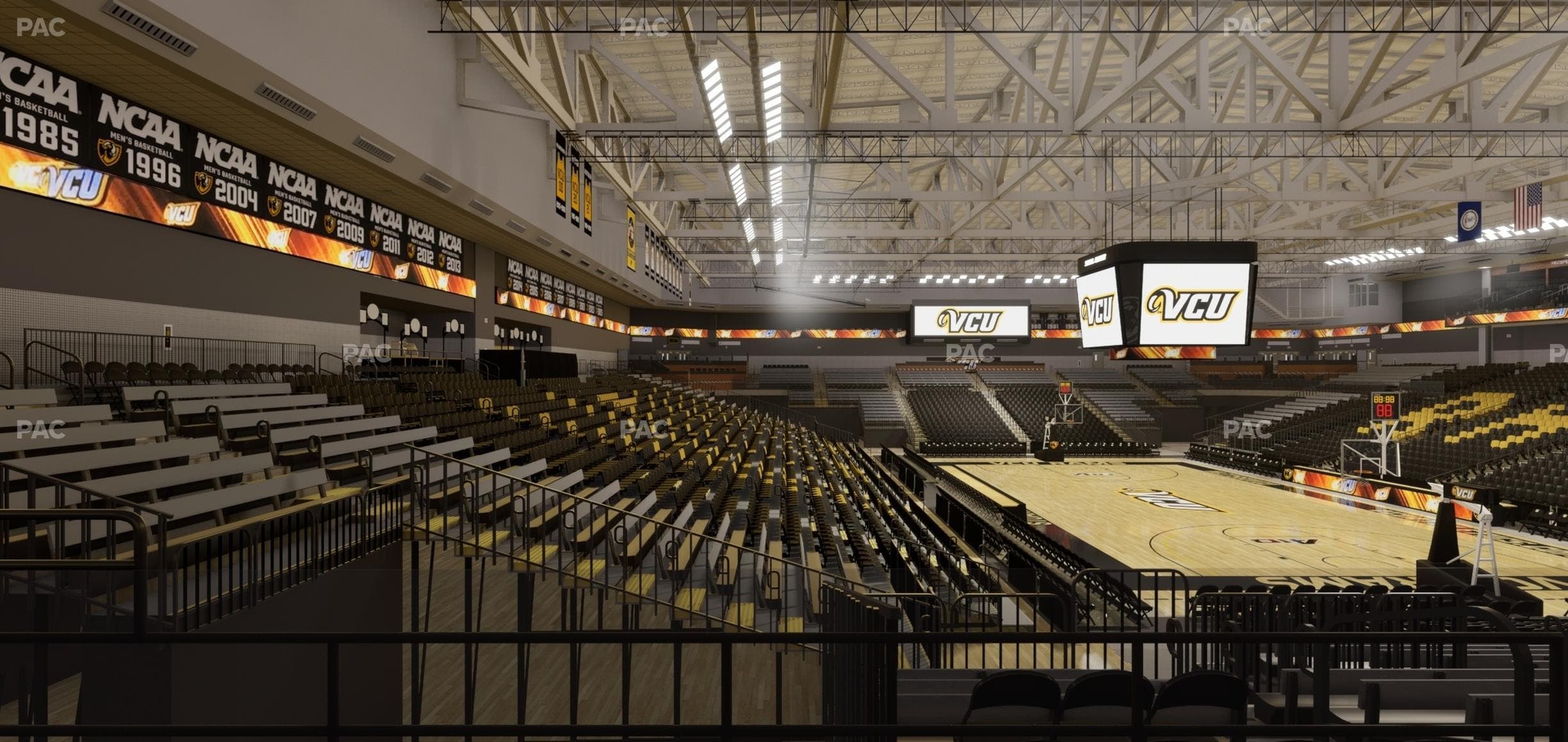 Stuart C. Siegel Center - Section 17 Seat View
