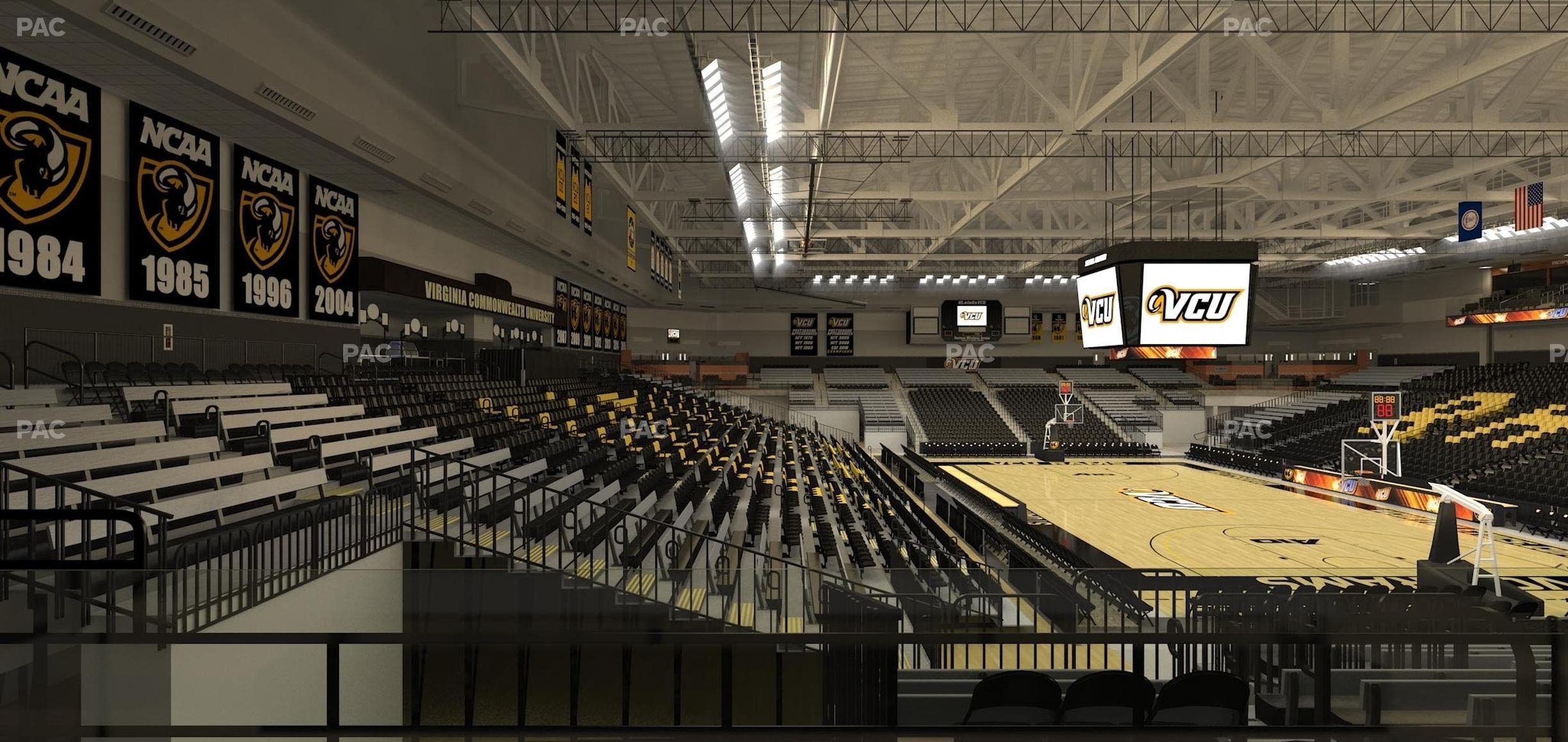Stuart C. Siegel Center - Section 17 Seat View